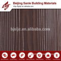 Wood grain fiber cement exterior wall siding board